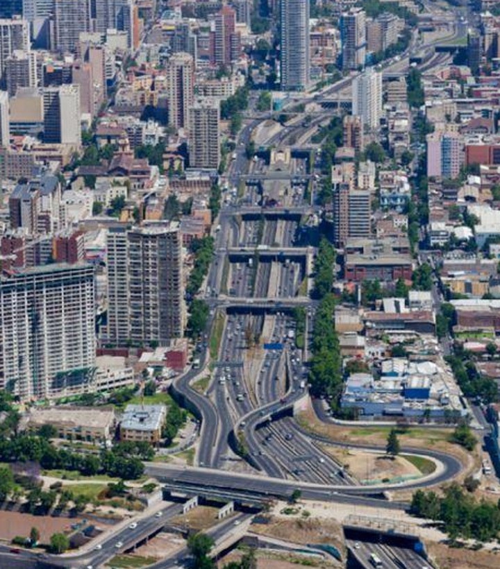 Autopista Central desde mapocho